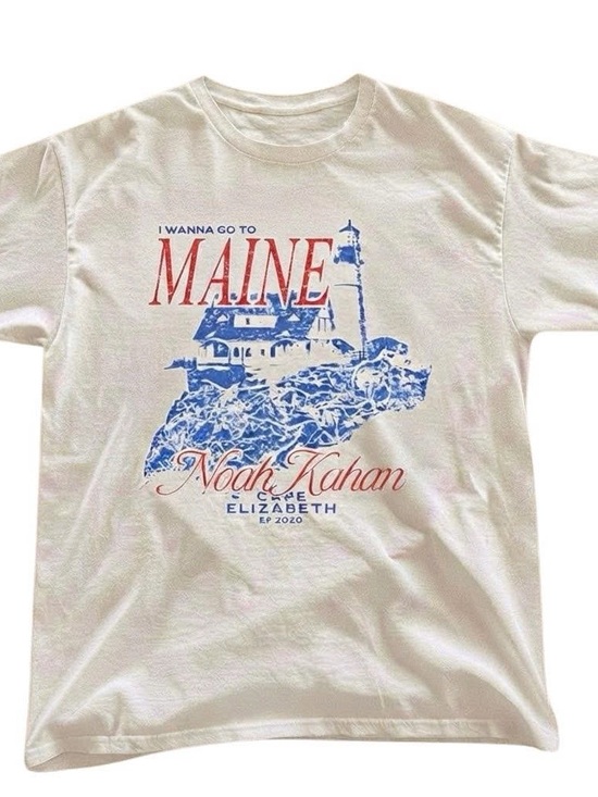 Gildan Other - I Wanna Go To Maine Graphic Tee
